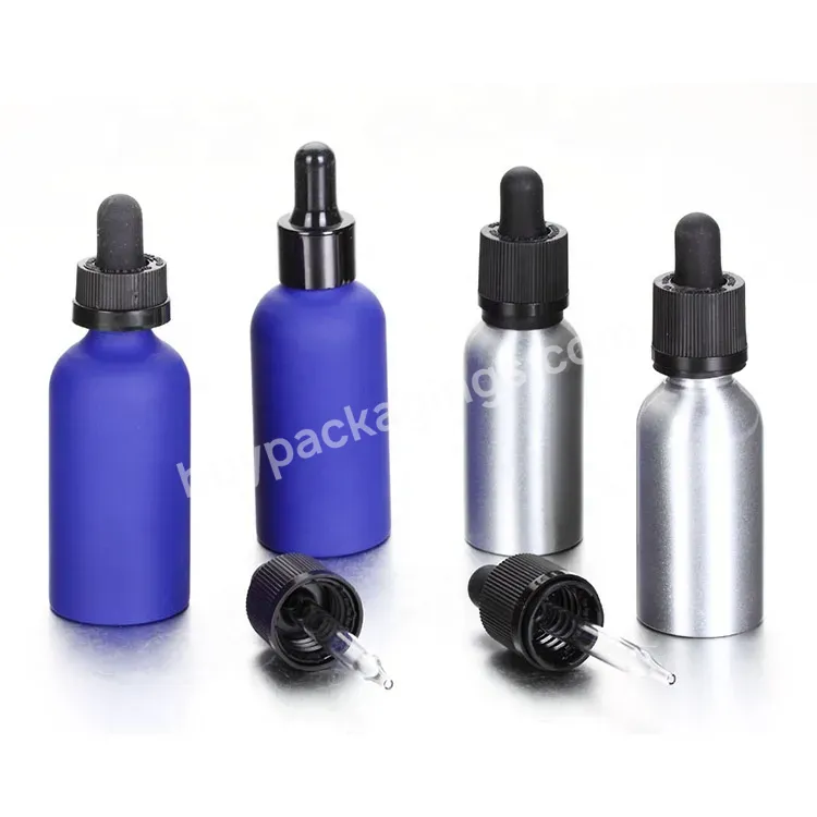 Oem Custom 10/20/25/30/50/100 Cosmetic Aluminum Essential Oil Dropper Bottles