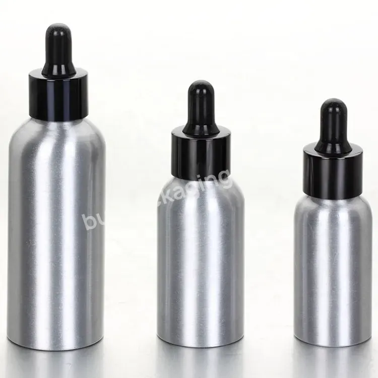 Oem Custom 10/20/25/30/50/100 Cosmetic Aluminum Essential Oil Dropper Bottles