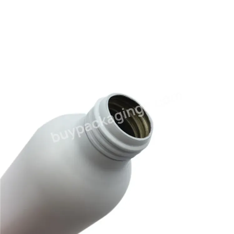 Oem Custom 120ml Matte White Aluminum Bottle Frosted Aluminum Lotion Bottle 24/410 Manufacturer/wholesale