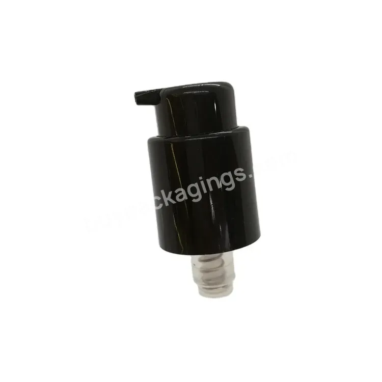 Oem Custom 18/410 20/410 24/410 Black Cosmetic Cream Pumps And Atomizers Manufacturer/wholesale