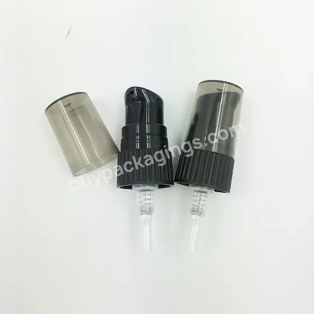 Oem Custom 18/410 Black Color Serum Pump Sprayer Manufacturer/wholesale - Buy Industrial Pump Sprayer,Atomizer Pump Sprayer,Air Assisted Airless Sprayer.