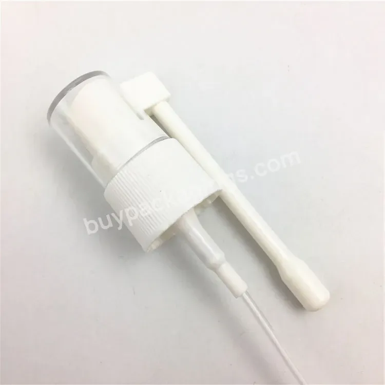 Oem Custom 18/415 Pharmaceutical Long Nozzle Pp Throat Sprayer For Medical Manufacturer/wholesale