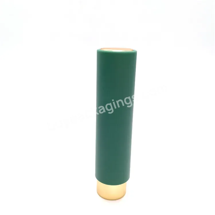 Oem Custom 2022 New Arrival Luxury Green Lipstick Tubes Shinny Custom Push Up Lipstick Container Fashionable Cosmetic Packaging