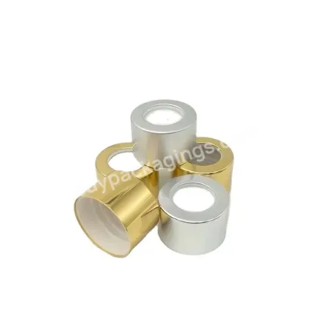 Oem Custom 20/410 24/410 28/410 Shiny Gold Aluminum Plastic Screw Lids Reed Diffuser Lids Manufacturer/wholesale Manufacturer/wholesale