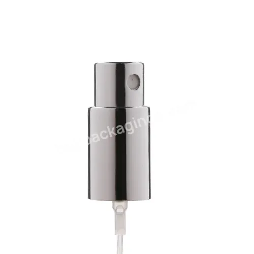 Oem Custom 20/415,24/415 Metal Silver Fine Mist Sprayer Pump With Full Aluminum Cap Manufacturer/wholesale