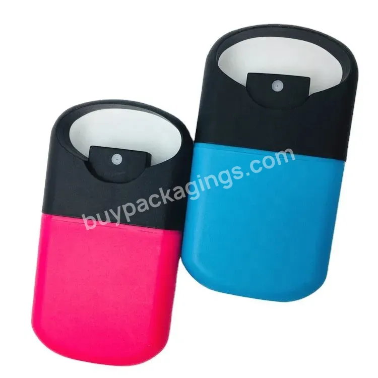 Oem Custom 20ml Red Black Blue Plastic Pp Pocket Name Credit Card Perfume Sprayer Atomizer Bottle