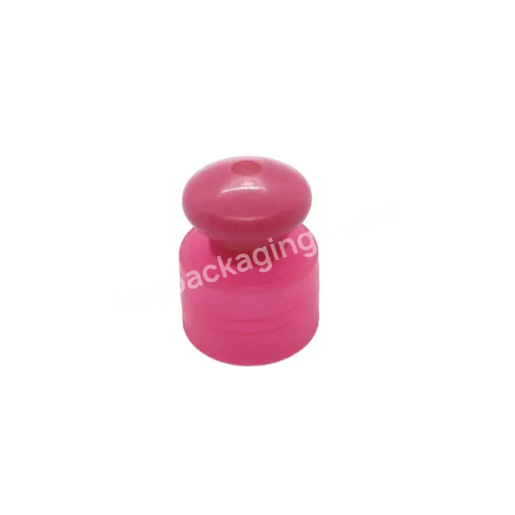 Oem Custom 20mm Plastic Pull Push Cap Red Manufacturer/wholesale