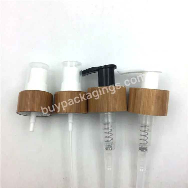 Oem Custom 24/410 28/410 Recycle Bamboo Lotion Dispenser Pump