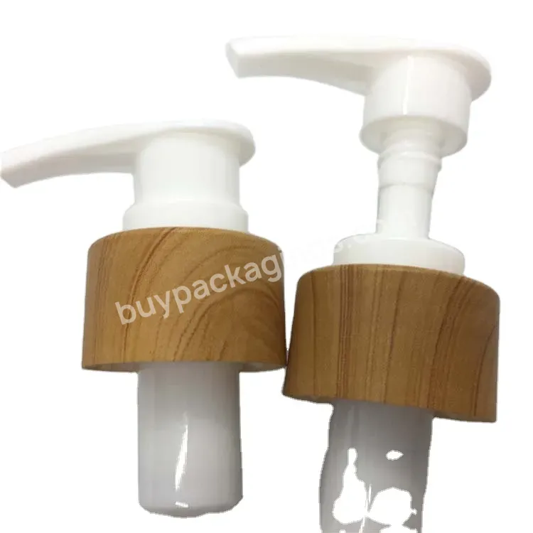 Oem Custom 24/410 28/410 Water Transfer Printing Wood Effect Pp Plastic Lotion Pump Sprayer