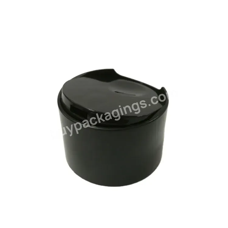 Oem Custom 24/410 Plastic Double Wall Disc Cap Shiny Black Color Disc Top Cap Manufacturer/wholesale