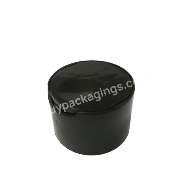 Oem Custom 24/410 Plastic Double Wall Disc Cap Shiny Black Color Disc Top Cap Manufacturer/wholesale