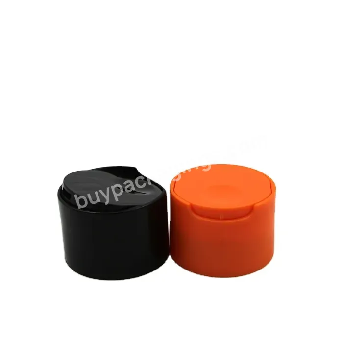 Oem Custom 24410 Plastic Pp Matt White Black Orange Double Wall Disc Lid 24/410 Press Bottle Lids Manufacturer/wholesale Manufacturer/wholesale