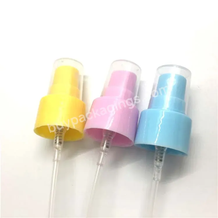 Oem Custom 24/410 Plastic Pp Perfume Sprayer With Customized Color Smooth Collar Plastic Bottle Sprayer