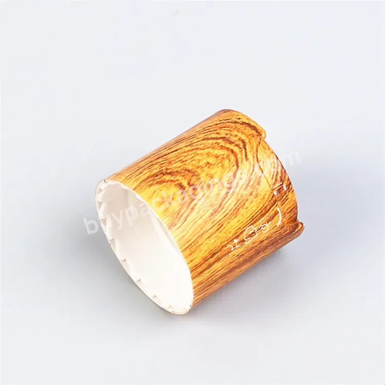 Oem Custom 24/410 Water Transfer Craft Wood Grain Pp Plastic Disc Top Cap Manufacturer/wholesale