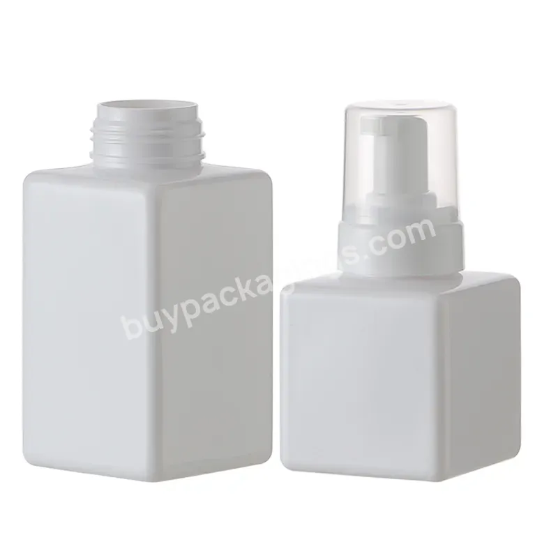 Oem Custom 250ml 450ml Pet Plastic Refillable Square Hand Soap Dispenser Bottle Wholesale