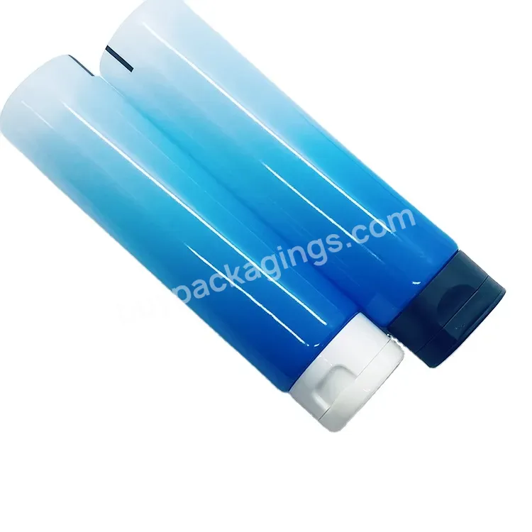 Oem Custom 250ml Blue Coated Pe Cosmetic Tube For Hair Dye Products Manufacturer/wholesale