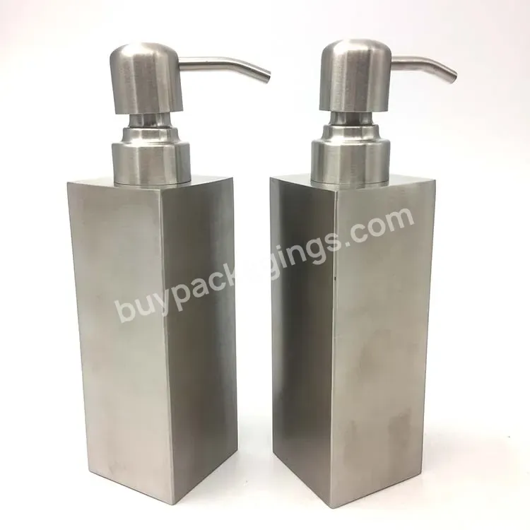 Oem Custom 250ml Full Stainless Steel Bottle With Stainless Steel Lotion Pump 28/410 Manufacturer/wholesale Manufacture