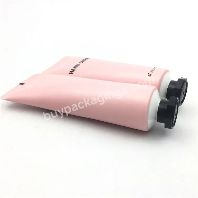 Oem Custom 25mm Empty Pink Color Tail Sealed Aluminum-plastic Laminated Tube With Octagonal Cap Manufacturer/wholesale