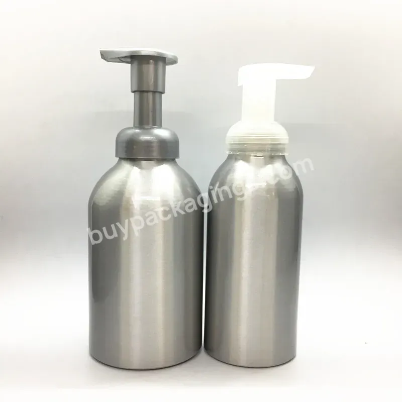 Oem Custom 500ml Personal Care Hand Wash Empty Aluminum Foam Bottle