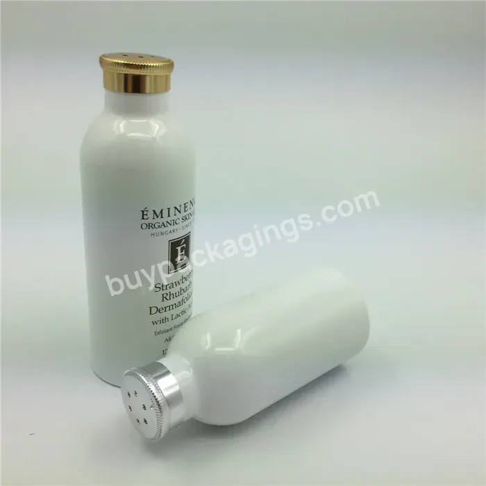 Oem Custom 50ml 100ml 200ml Empty Cosmetic Aluminum Talc Powder Bottle For Body Powder