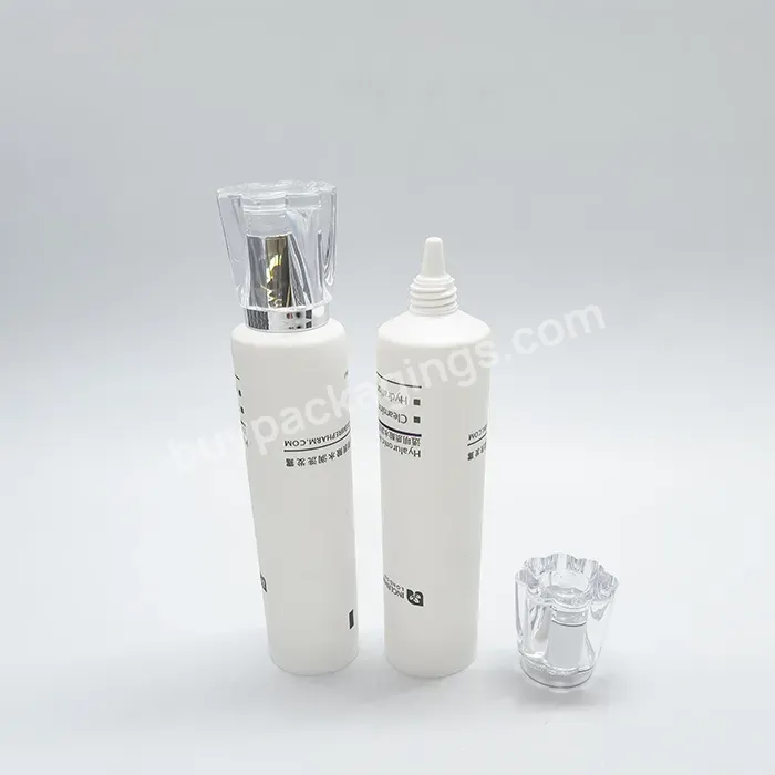 Oem Custom 50ml 80ml Trendy Style Sugarcane Cosmetic Squeeze Cream Tube Packaging Cylinder Bb/cc Cream Tube Wholesale