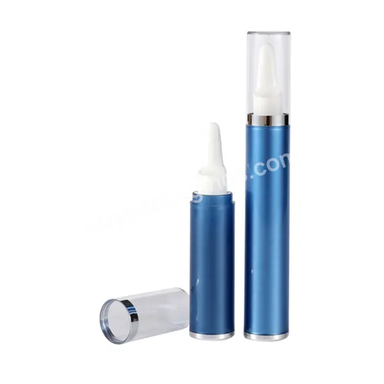 Oem Custom 5ml 8ml 12ml 15ml Small Mini Plastic Airless Pump Bottle With Nozzle Tip Top For Eye Cream