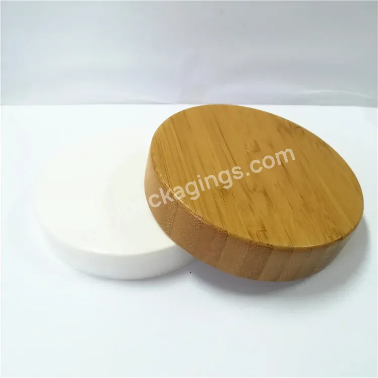 Oem Custom 89mm Plastic Bottle Screw Cap With Bamboo Plastic Jar Cap Manufacturer/wholesale Manufacturer