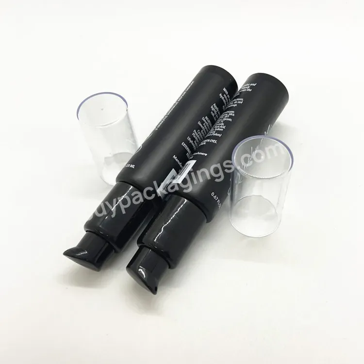 Oem Custom Black Cosmetic Pe Soft Airless Pump Tubes For Eye Cream Manufacturer/wholesale