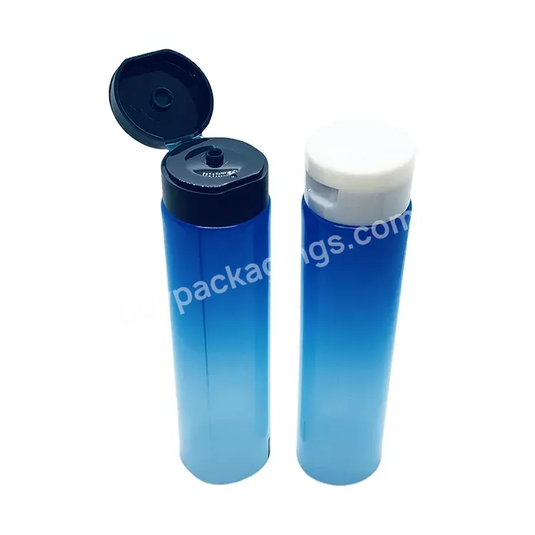 Oem Custom Blue Coated Pe Cosmetic Tube For Hair Dye Products 150ml 200ml 250ml Manufacturer/wholesale