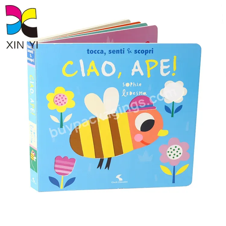 Oem Custom Book Printing Service Children Education Board Books Kids Story Book