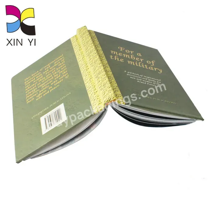 Oem Custom Books Wholesalers Gold Foil Stamping Hard Cover Reading Books