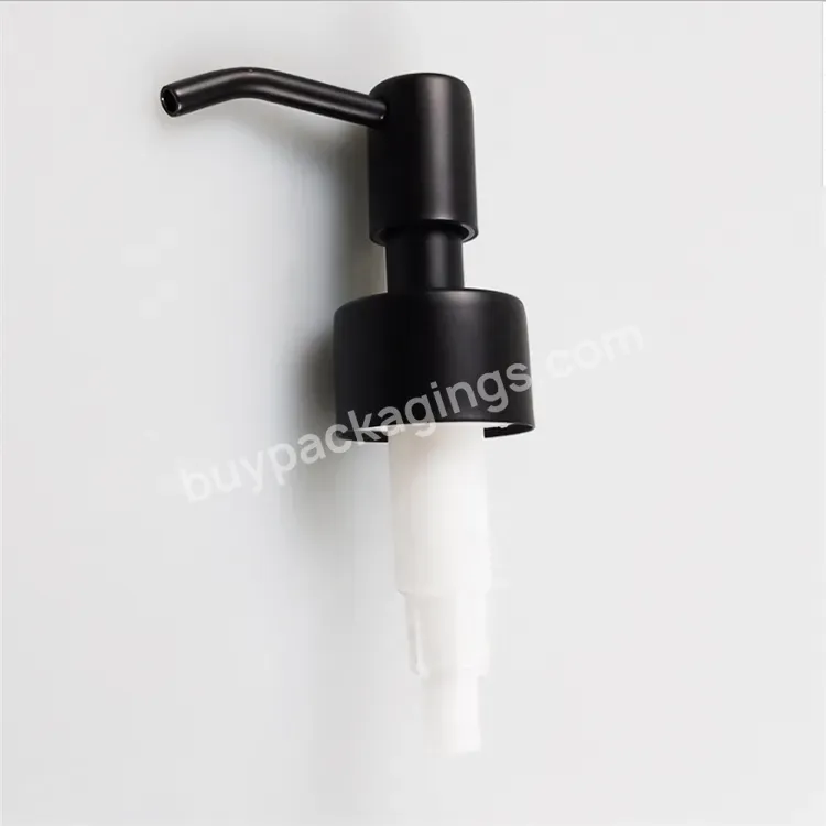 Oem Custom Bottle Pump Stainless Steel Shower Nozzle Electroplating Pump Head Shampoo Press Pump For Home Office Manufacturer/wholesale