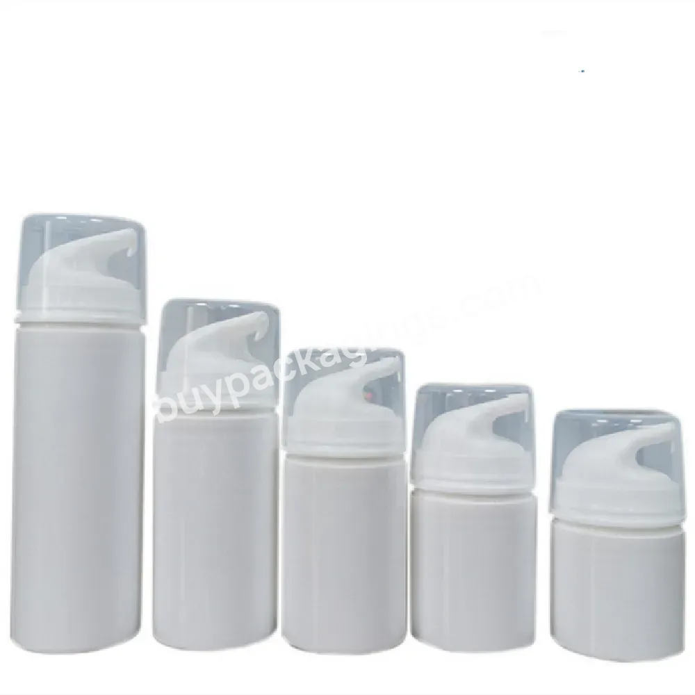 Oem Custom Cheap 30/50/70/100/150ml Plastic White Pp Airless Pump Bottles