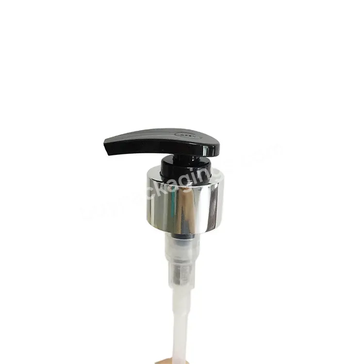 Oem Custom Cheap Black Silver Shampoo Dispenser Pump 28mm Manufacturer/wholesale