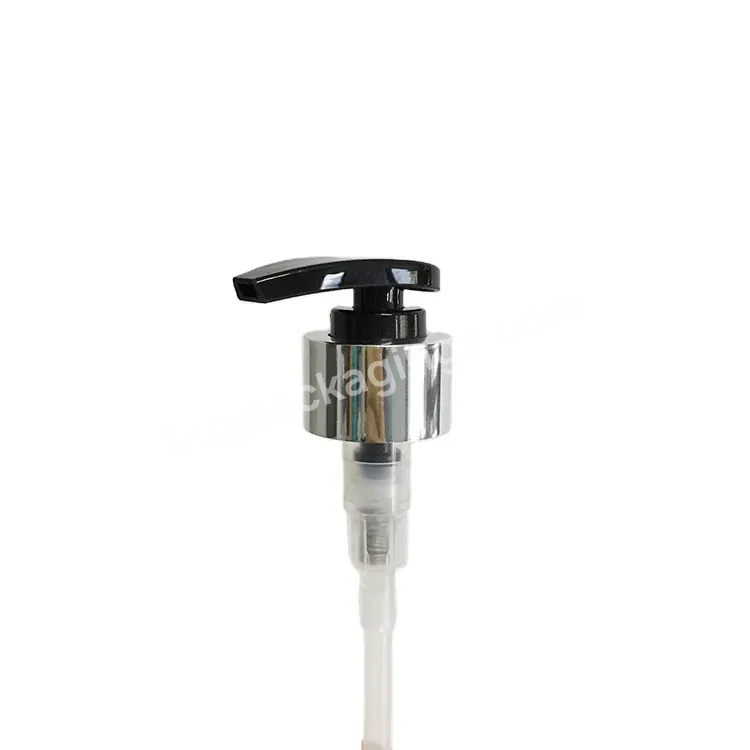 Oem Custom Cheap Black Silver Shampoo Dispenser Pump 28mm Manufacturer/wholesale