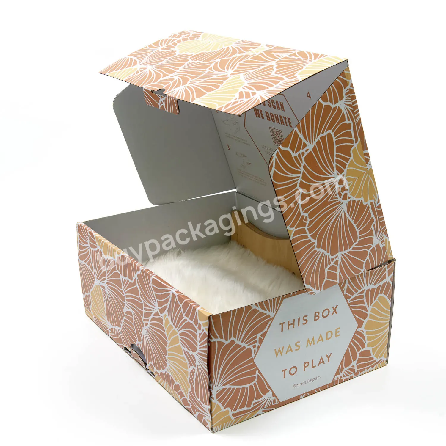 Oem Custom China Manufacturer Factory High Quality Corrugated Clothing Makeup Cosmetic Paper Box Packaging