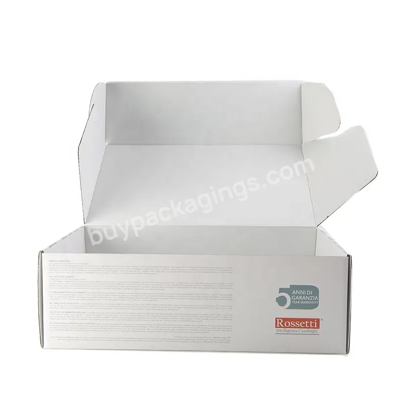 Oem Custom China Manufacturer High-quality Rigid Corrugated Laminate Printing Corrugated Paper Box Clothing Cosmetics Packaging