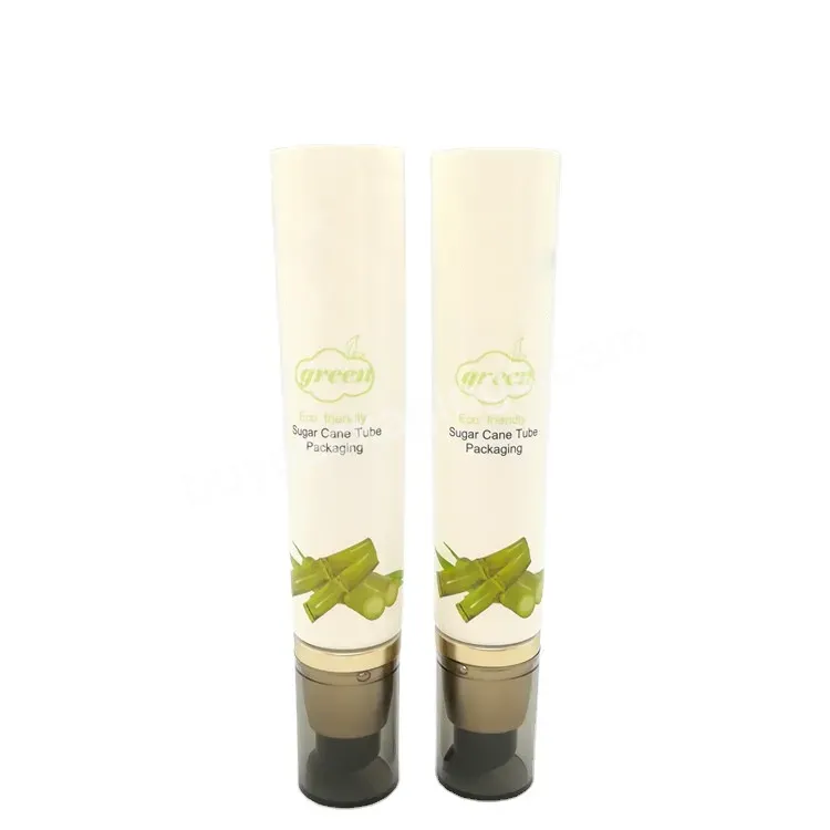 Oem Custom Customized Sugarcane Soft Tube 100% Recycled Cosmetic Bb Cream Tube Biodegradable Airless Cream Tube Manufacturer/wholesale