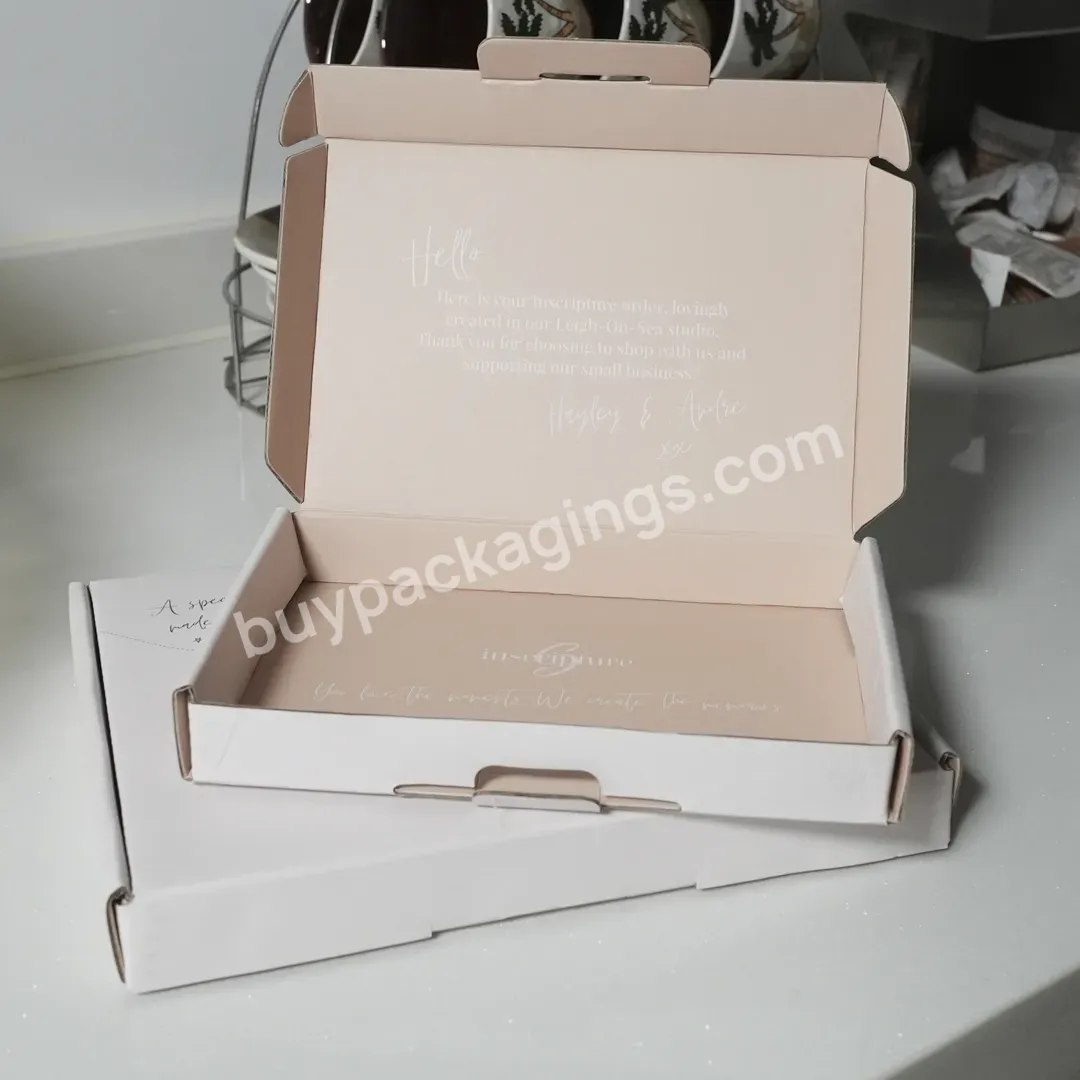 Oem Custom Eco-friendly Cmyk Printing Corrugated Home Decoration Box Jewelry Cosmetics Paper Box