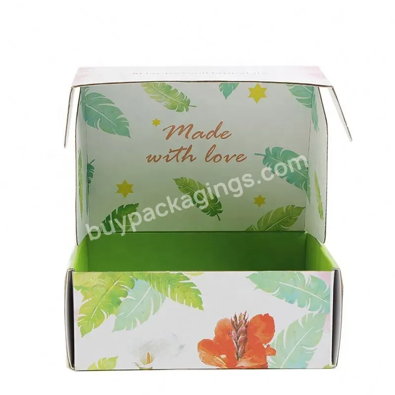 Oem Custom Eco-friendly Color Nude Packaging Box Printing Corrugated Packaging Cosmetics Paper Box