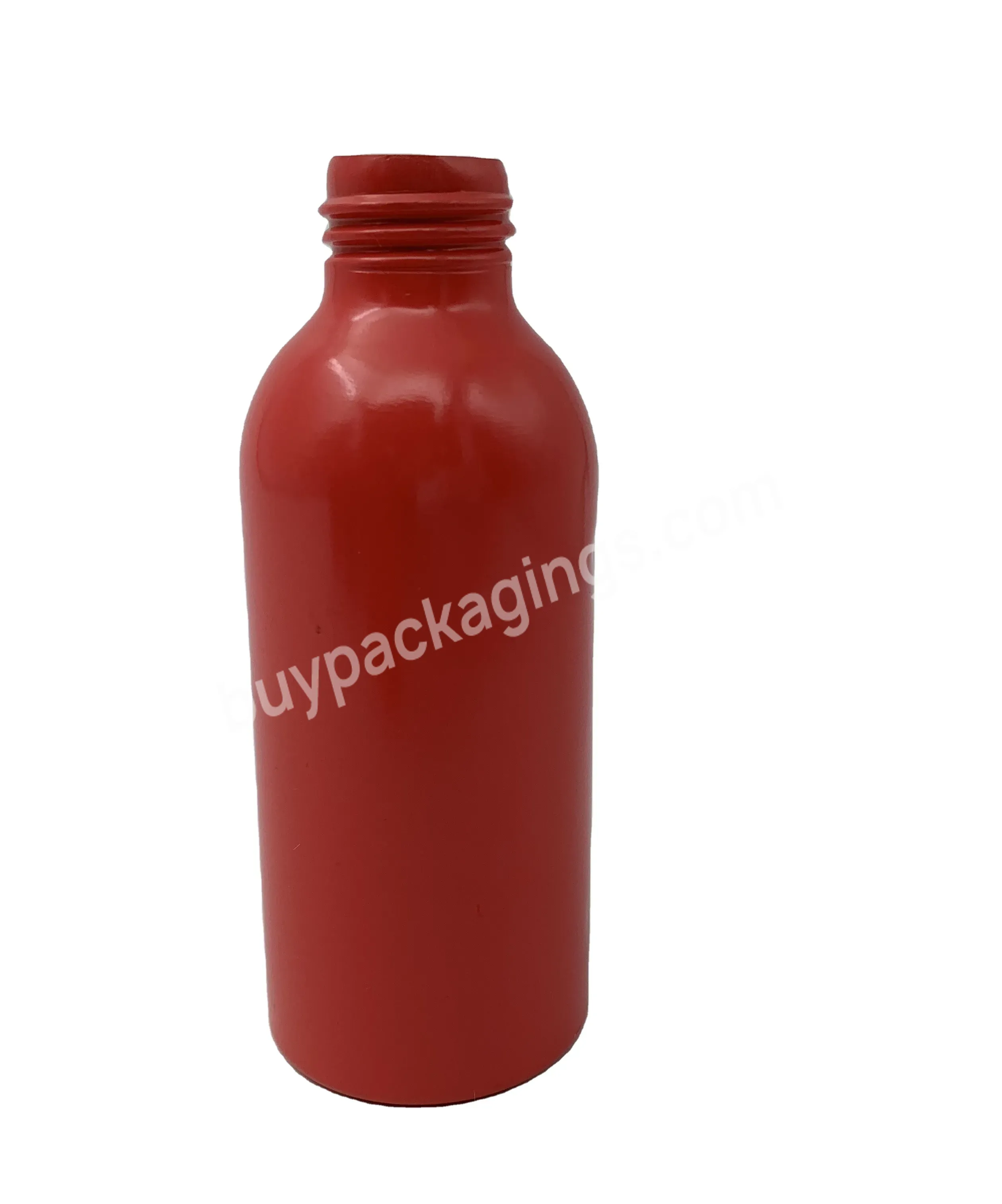 Oem Custom Eco Friendly Red Cosmetic Aluminum Bottle 100ml 150ml 200ml Manufacture