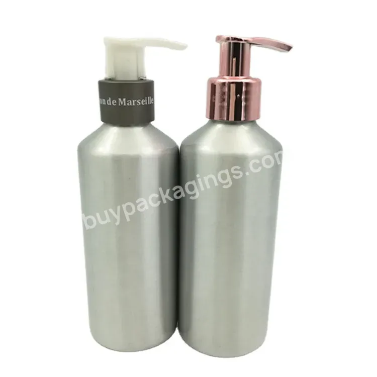 Oem Custom Factory 100-1000ml Wide Shoulder Cosmetic Aluminum Lotion Sprayer Pump Bottles Manufacturer/wholesale