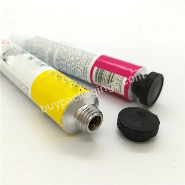 Oem Custom Factory 10ml-50ml Empty Aluminum Hand Cream Tube For Cosmetics Packaging