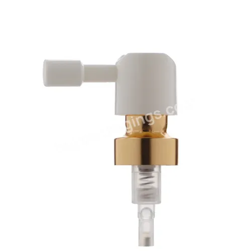 Oem Custom Factory 18mm 20mm 24mm Pharmaceutical Plastic Nozzle Oral Throat Finger Sprayer Pump White