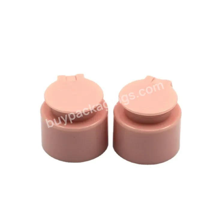 Oem Custom Factory 20/410 24/410 28/410 Plastic Pink Flip Top Cap For Lotion Bottle Manufacturer/wholesale - Buy Flip Top Cap 20/410,Flip Top Bottle Cap.