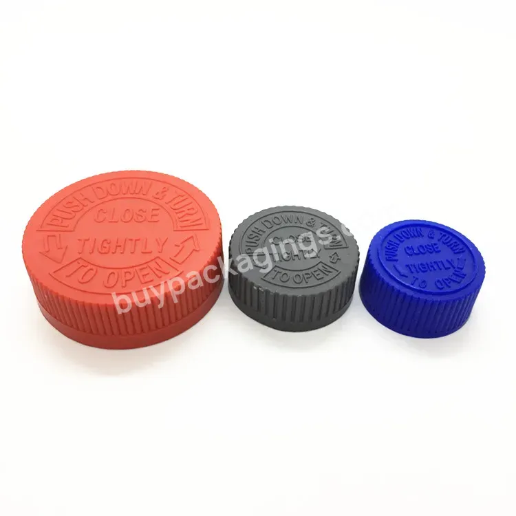 Oem Custom Factory 20mm/24mm/28mm Low Price Crc Child Resistant Cap Manufacturer/wholesale