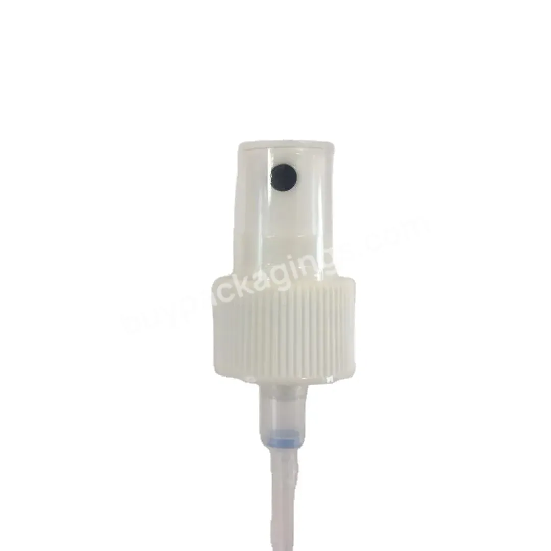 Oem Custom Factory 24/410 Plastic White Ribbed Plastic Fine Mist Sprayer External Spring