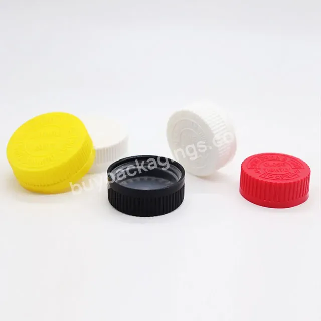 Oem Custom Factory Child Proof Cap White,Black,Red 38mm,45mm,53mm