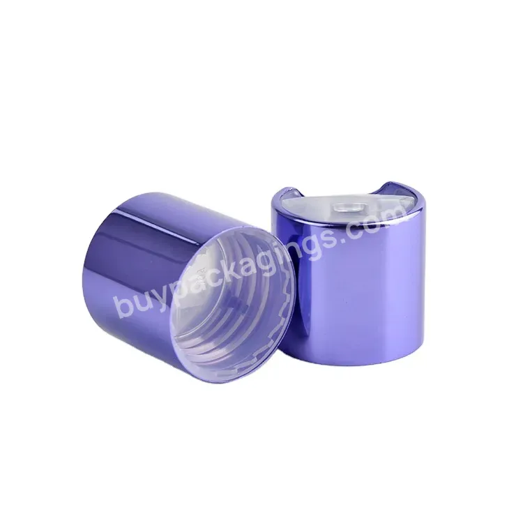 Oem Custom Factory Off The Shelf Used For Cosmetic Bottles 28/410 Aluminum Plastic Disc Top Cap