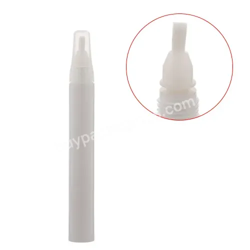 Oem Custom Factory Plastic Soft Tube With Brush Applicator,Brush Head Tube With Cap